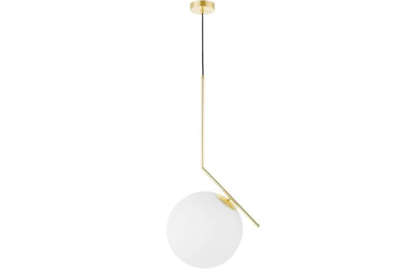 Arrediorg Lampada a sospensione di design a sfera oro SORENTO D30
