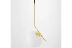 Arrediorg Lampada a sospensione di design a sfera oro SORENTO D30