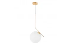 Arrediorg Lampada a sospensione di design a sfera oro caldo SORENTO D30