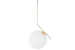 Arrediorg Lampada a sospensione di design a sfera oro caldo SORENTO D30
