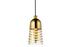 Arrediorg Lampada a sospensione di design in vetro colore ETRICA