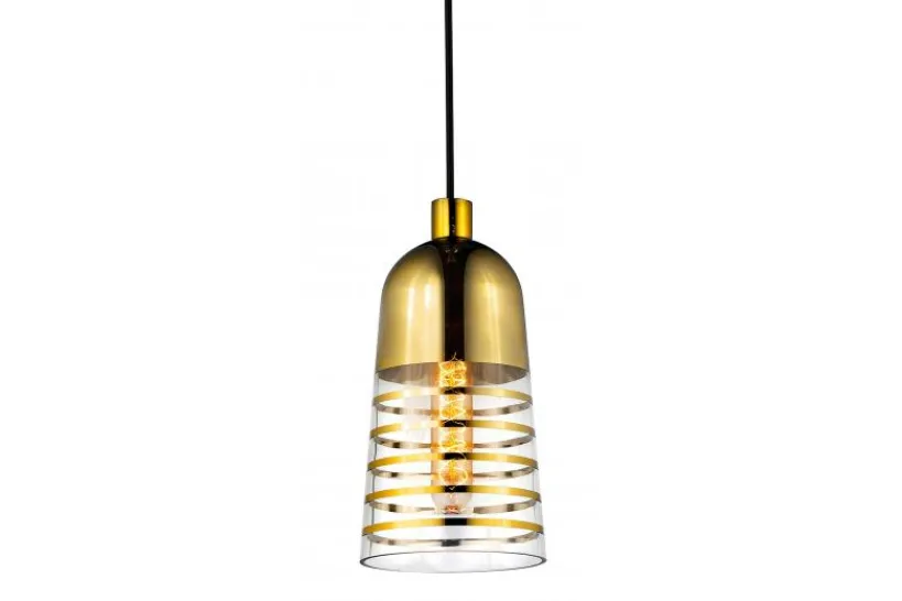 Arrediorg Lampada a sospensione di design in vetro colore ETRICA
