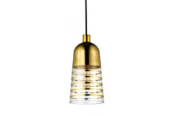 Arrediorg Lampada a sospensione di design in vetro colore ETRICA