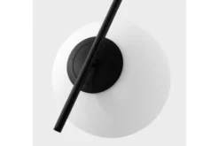 Arrediorg Lampada a sospensione di design a sfera in vetro bianco SORENTO D20