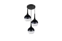 Arrediorg Lampada a sospensione di design 3 sfera in vetro FRUDO W3