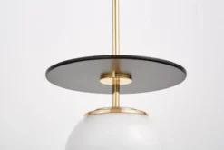 Arrediorg Lampada a sospensione di design moderno DALTONA W1 Oro