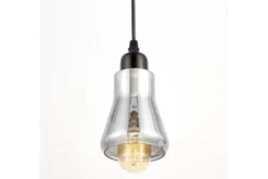 Arrediorg Lampada a sospensione di design moderno in vetro BONIO