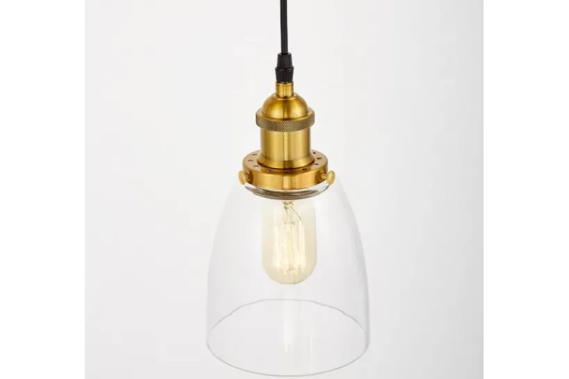 Arrediorg Lampada a sospensione industriale a bicchiere FABI W1