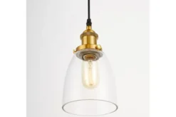 Arrediorg Lampada a sospensione industriale a bicchiere FABI W1