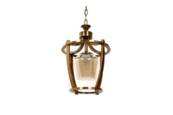 Arrediorg Lampada a sospensione in stile industriale vintage di metallo BROOKLYN W1
