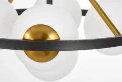 Arrediorg LAMPADA A SOSPENSIONE MODERNA E ORO DONZANO W5