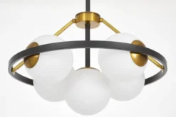 Arrediorg LAMPADA A SOSPENSIONE MODERNA E ORO DONZANO W5