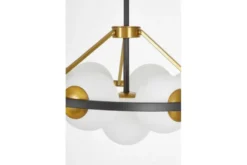 Arrediorg LAMPADA A SOSPENSIONE MODERNA E ORO DONZANO W7