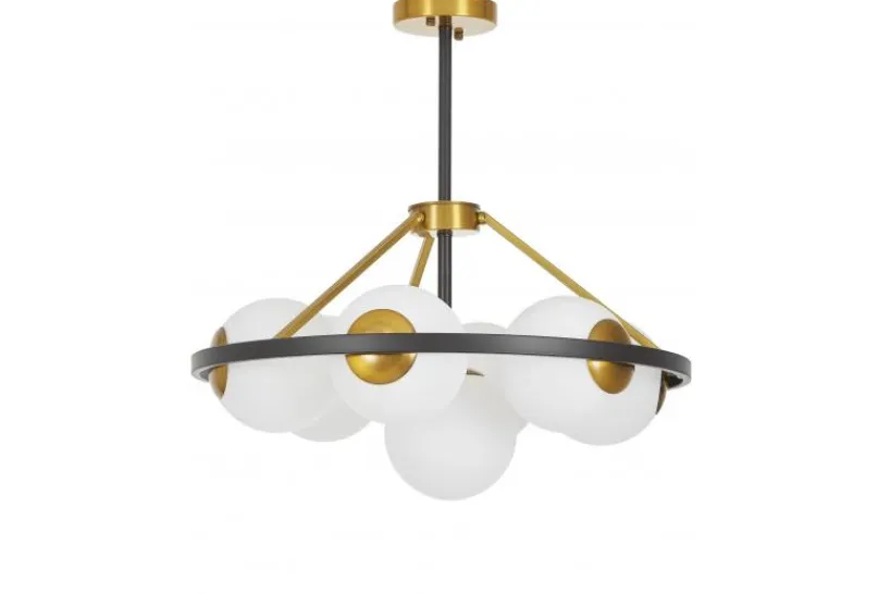Arrediorg LAMPADA A SOSPENSIONE MODERNA E ORO DONZANO W7