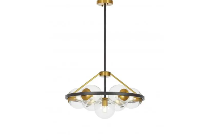 Arrediorg LAMPADA A SOSPENSIONE MODERNA E ORO DONZANO W7 PRO