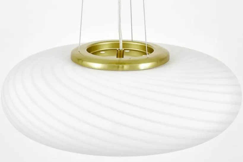 Arrediorg LAMPADA A SOSPENSIONE MODERNA E ORO MONARTE D48