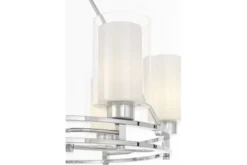 Arrediorg LAMPADA A SOSPENSIONE MODERNA CROMO MARIETTA W6