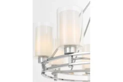 Arrediorg LAMPADA A SOSPENSIONE MODERNA CROMO MARIETTA W6