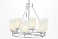 Arrediorg LAMPADA A SOSPENSIONE MODERNA CROMO MARIETTA W6