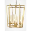 Arrediorg LAMPADA A SOSPENSIONE MODERNA ORO ARES W4