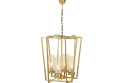 Arrediorg LAMPADA A SOSPENSIONE MODERNA ORO ARES W4