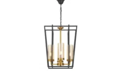Arrediorg LAMPADA A SOSPENSIONE MODERNA E ORO ARES W4