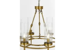 Arrediorg LAMPADA A SOSPENSIONE MODERNA IN OTTONE MORATTI W6