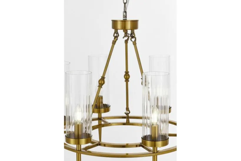 Arrediorg LAMPADA A SOSPENSIONE MODERNA IN OTTONE MORATTI W6