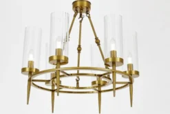 Arrediorg LAMPADA A SOSPENSIONE MODERNA IN OTTONE MORATTI W6