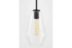 Arrediorg LAMPADA A SOSPENSIONE MODERNA NERA SHARD W1