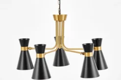 Arrediorg LAMPADA A SOSPENSIONE MODERNA E ORO SENA W5