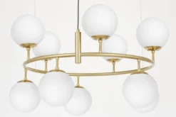 Arrediorg LAMPADA A SOSPENSIONE MODERNA E OTTONE CEREDO NEO W10