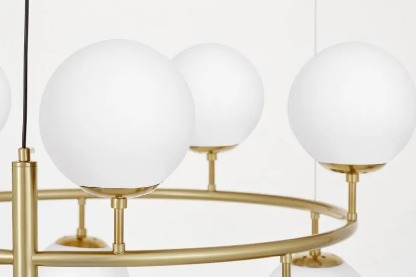 Arrediorg LAMPADA A SOSPENSIONE MODERNA E OTTONE CEREDO NEO W10