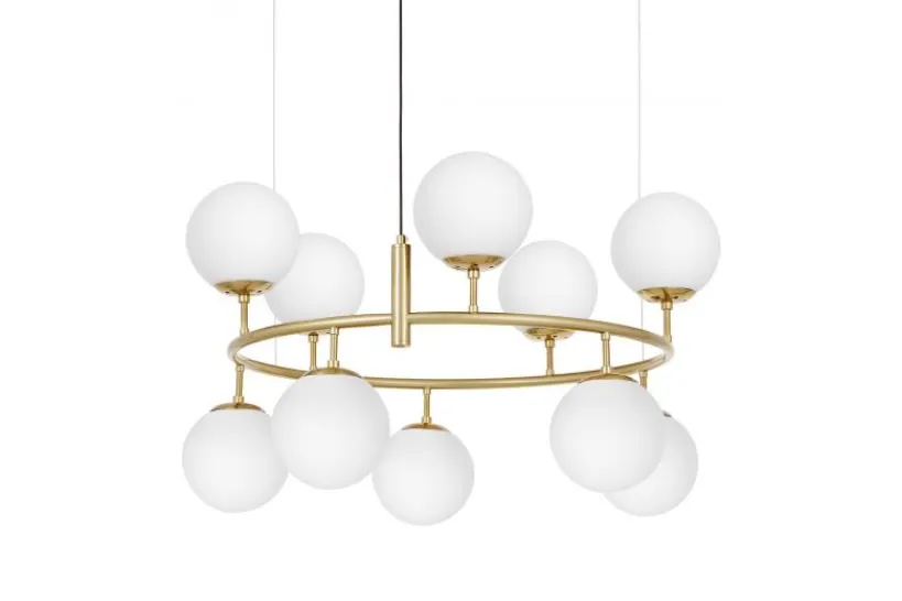 Arrediorg LAMPADA A SOSPENSIONE MODERNA E OTTONE CEREDO NEO W10