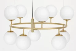 Arrediorg LAMPADA A SOSPENSIONE MODERNA E OTTONE CEREDO NEO W10