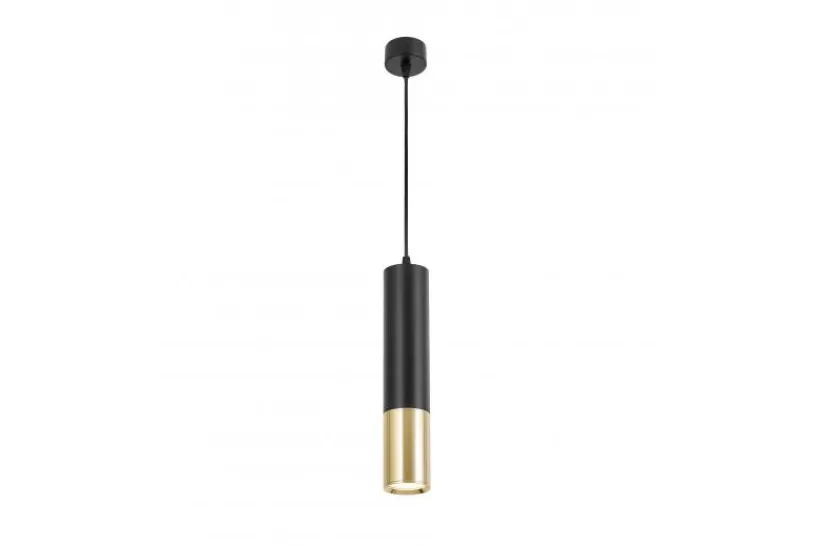 Arrediorg LAMPADA A SOSPENSIONE MODERNA TUBO E ORO LINEO W1