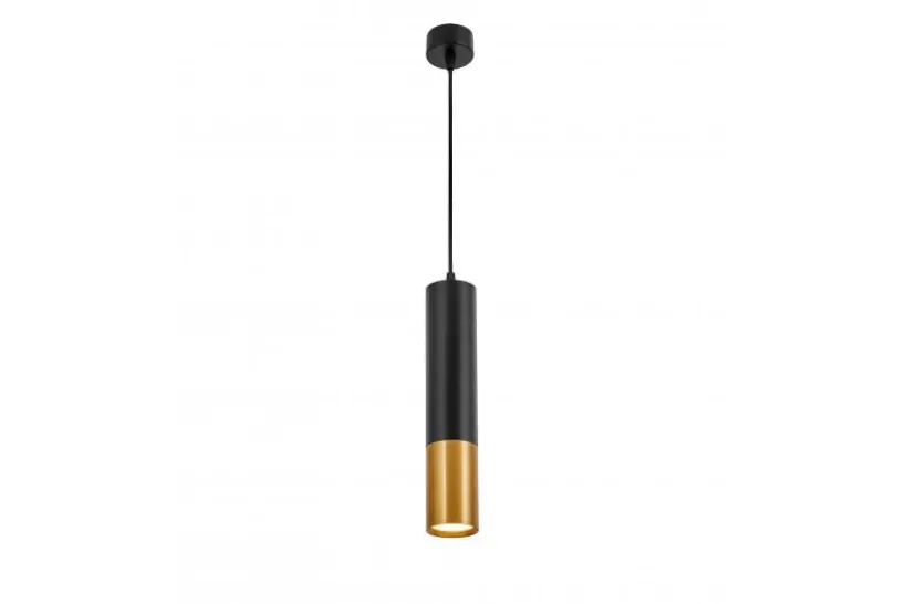 Arrediorg LAMPADA A SOSPENSIONE MODERNA CON TUBO E OTTONE LINEO W1
