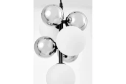 Arrediorg LAMPADA A SOSPENSIONE MODERNA NERA SAONA W7