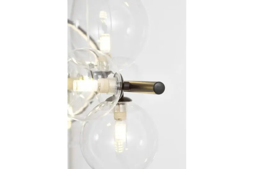 Arrediorg LAMPADA A SOSPENSIONE MODERNA NERA MERIDO W7