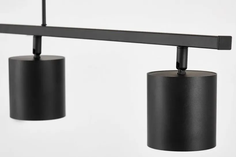 Arrediorg LAMPADA A SOSPENSIONE MODERNA NERA BOLT W4