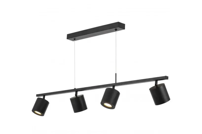 Arrediorg LAMPADA A SOSPENSIONE MODERNA NERA BOLT W4