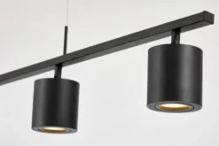 Arrediorg LAMPADA A SOSPENSIONE MODERNA NERA BOLT W4