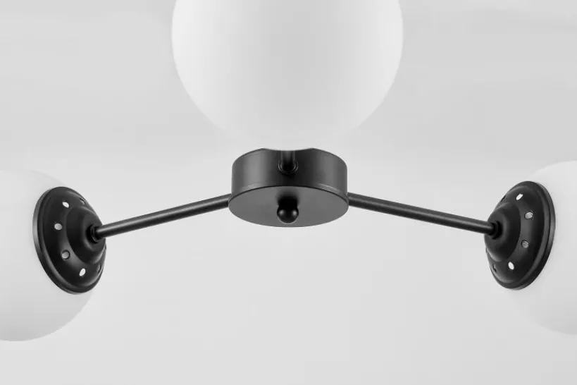 Arrediorg LAMPADA A SOSPENSIONE MODERNA NERA FINO RING W3