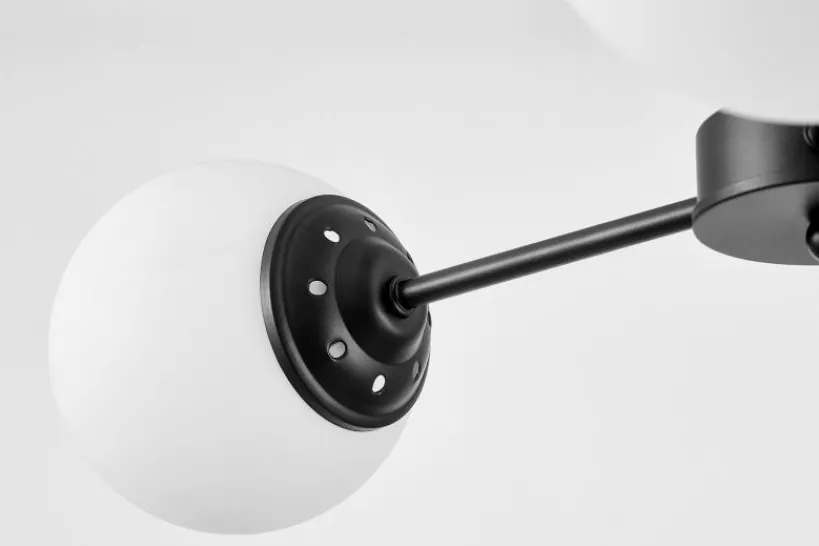 Arrediorg LAMPADA A SOSPENSIONE MODERNA NERA FINO RING W3