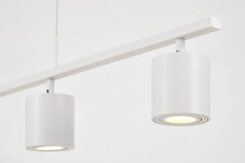 Arrediorg LAMPADA A SOSPENSIONE MODERNA BIANCA BOLT W4