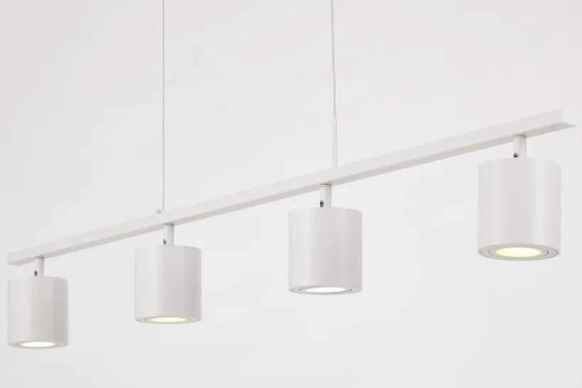 Arrediorg LAMPADA A SOSPENSIONE MODERNA BIANCA BOLT W4