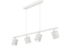 Arrediorg LAMPADA A SOSPENSIONE MODERNA BIANCA BOLT W4