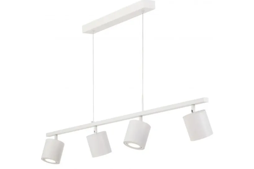 Arrediorg LAMPADA A SOSPENSIONE MODERNA BIANCA BOLT W4