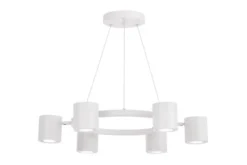 Arrediorg LAMPADA A SOSPENSIONE MODERNA BIANCA BOLT W6