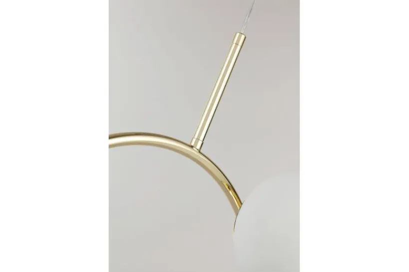 Arrediorg LAMPADA A SOSPENSIONE MODERNA CLASSICA ORO LEDO W2